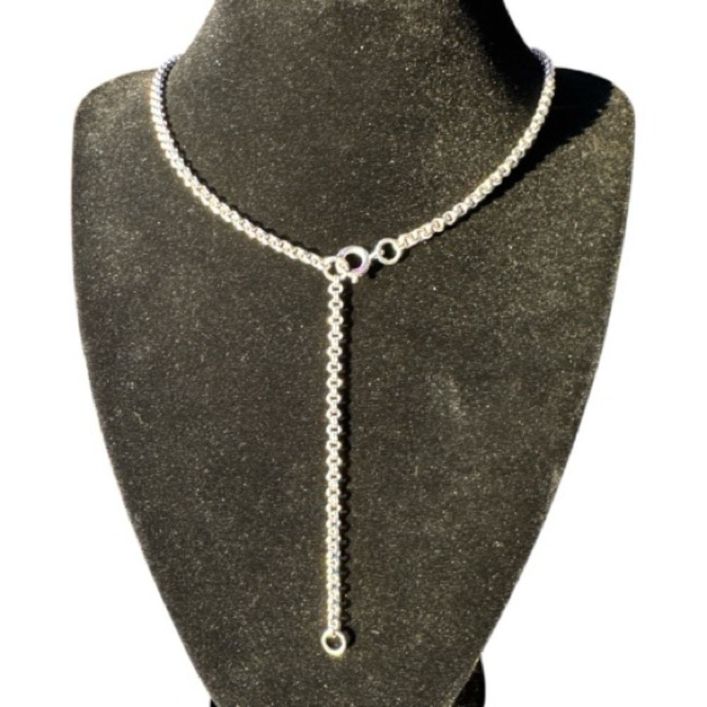 Sarah Coventry 70s Wisteria Silver Tone Necklace Waterfall Pendant Violet Beads - Picture 6 of 6
